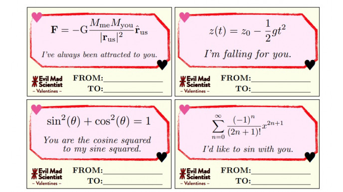 These nerdy Valentines Day cards could equal happiness for you