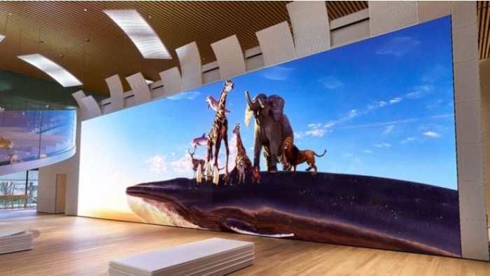 Sony has made a 63-foot-wide television