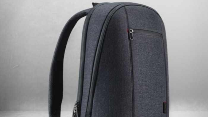 This ridiculous commuter backpack has a fingerprint lock and a built-in phone charger