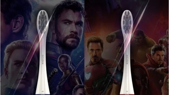 This electric toothbrush comes with its own touchscreen... for some reason