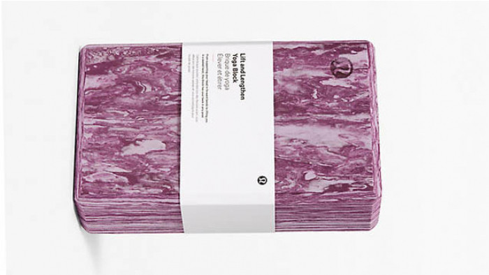 lululemon lift and lengthen yoga block