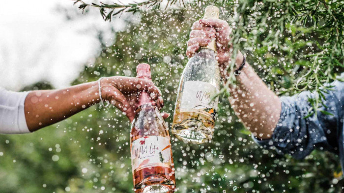 Wild Life Botanicals' sparkling wine is high in vitamins, low in alcohol and calories