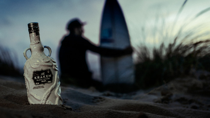 Kraken Rum's new limited-edition ceramic bottle is a pollution fighter