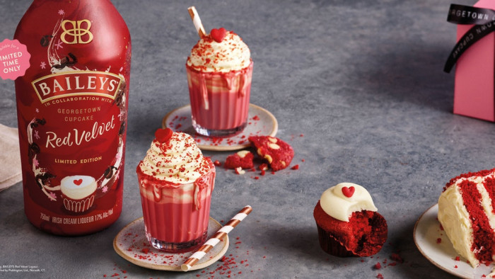 Baileys' limited-edition red velvet cupcake flavour has landed