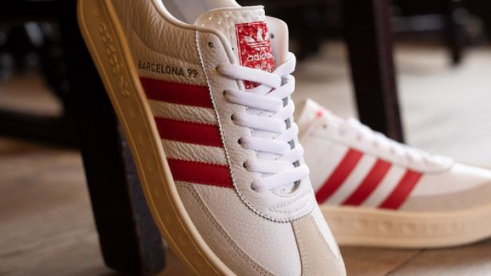 Manchester United and Adidas Originals release 20th anniversary Barcelona trainers