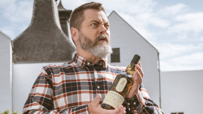 Parks and Rec’s Nick Offerman channels Ron Swanson as he launches new whiskey