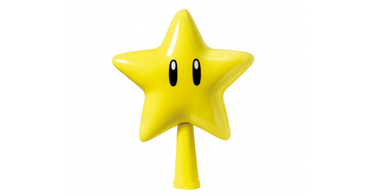 Mario star tree topper cheap gamestop