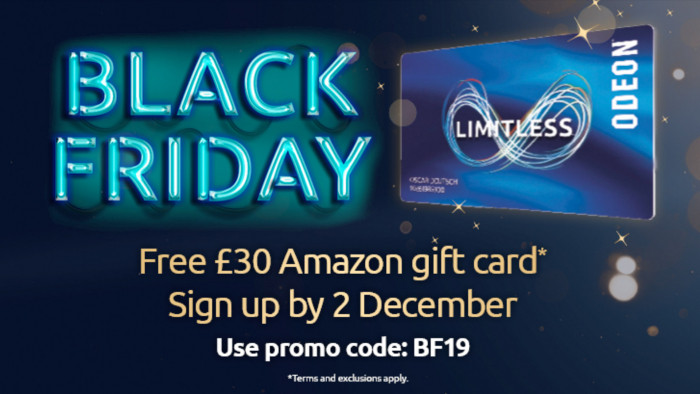 Odeon's Black Friday Limitless deal earns you a £30 voucher