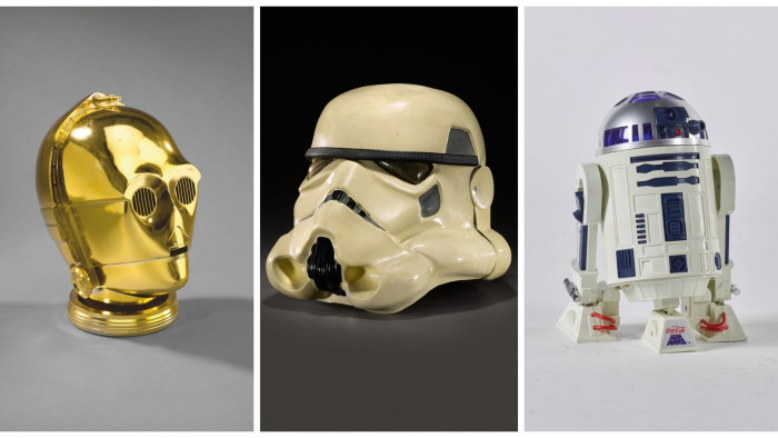 Prototype Stormtrooper Helmet up for sale in Sotheby's Star Wars-themed auction