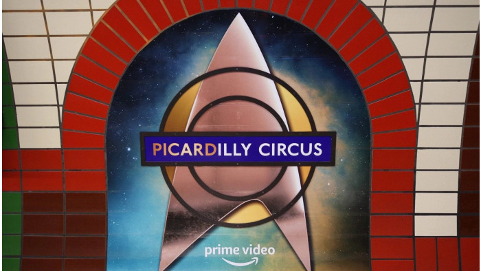 London's Picardilly Circus tube gets the ultimate Star Trek makeover