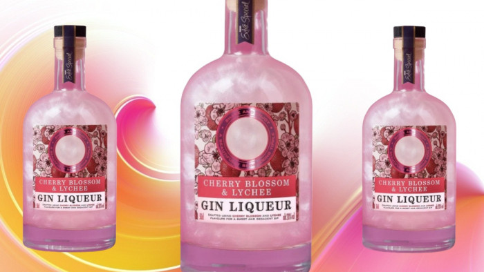 This cherry blossom and lychee Valentine's Day gin comes complete with sparkles