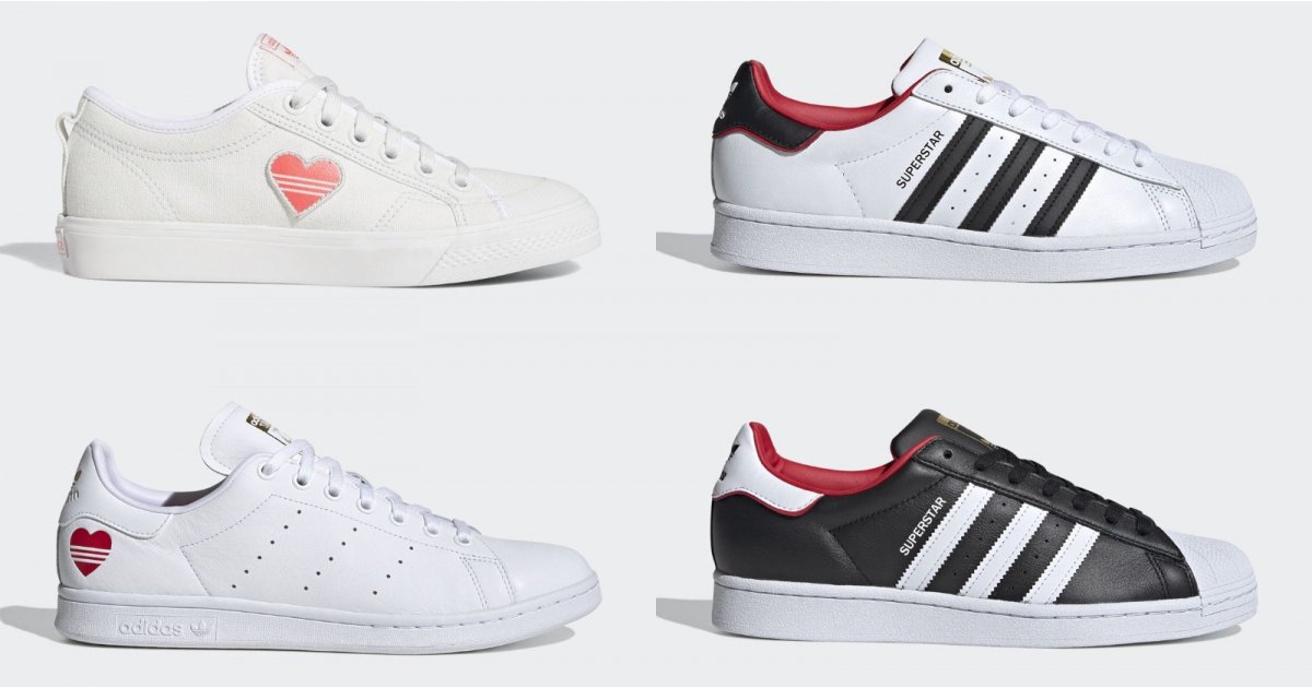 Fall in love with Adidas' minimalist Valentine's Day trainer drop