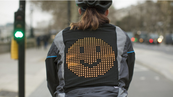 Ford thinks this emoji jacket will make cyclists safer on the road