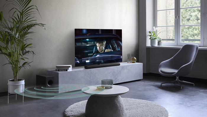 Panasonic's latest soundbar brings a wireless sub woofer to the audio party