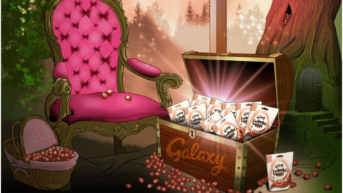 Galaxy's rose-gold enchanted egg hunt is a chocolate lover's dream