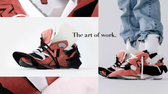 New Balance's limited-edition trainers look scrappy for a very good reason
