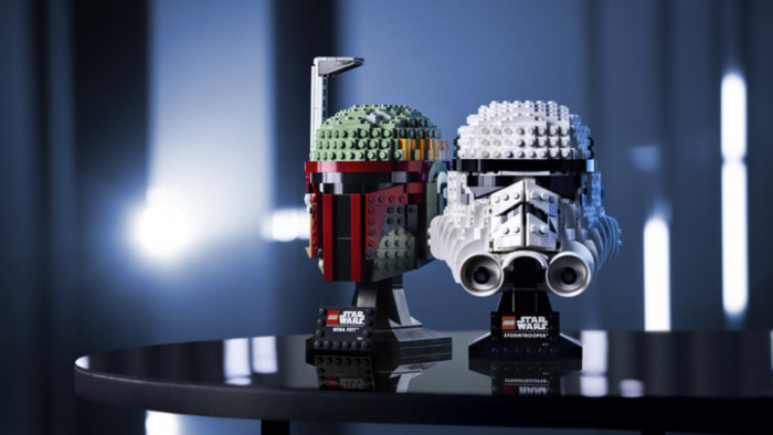You'll never want to put these LEGO Star Wars helmets away