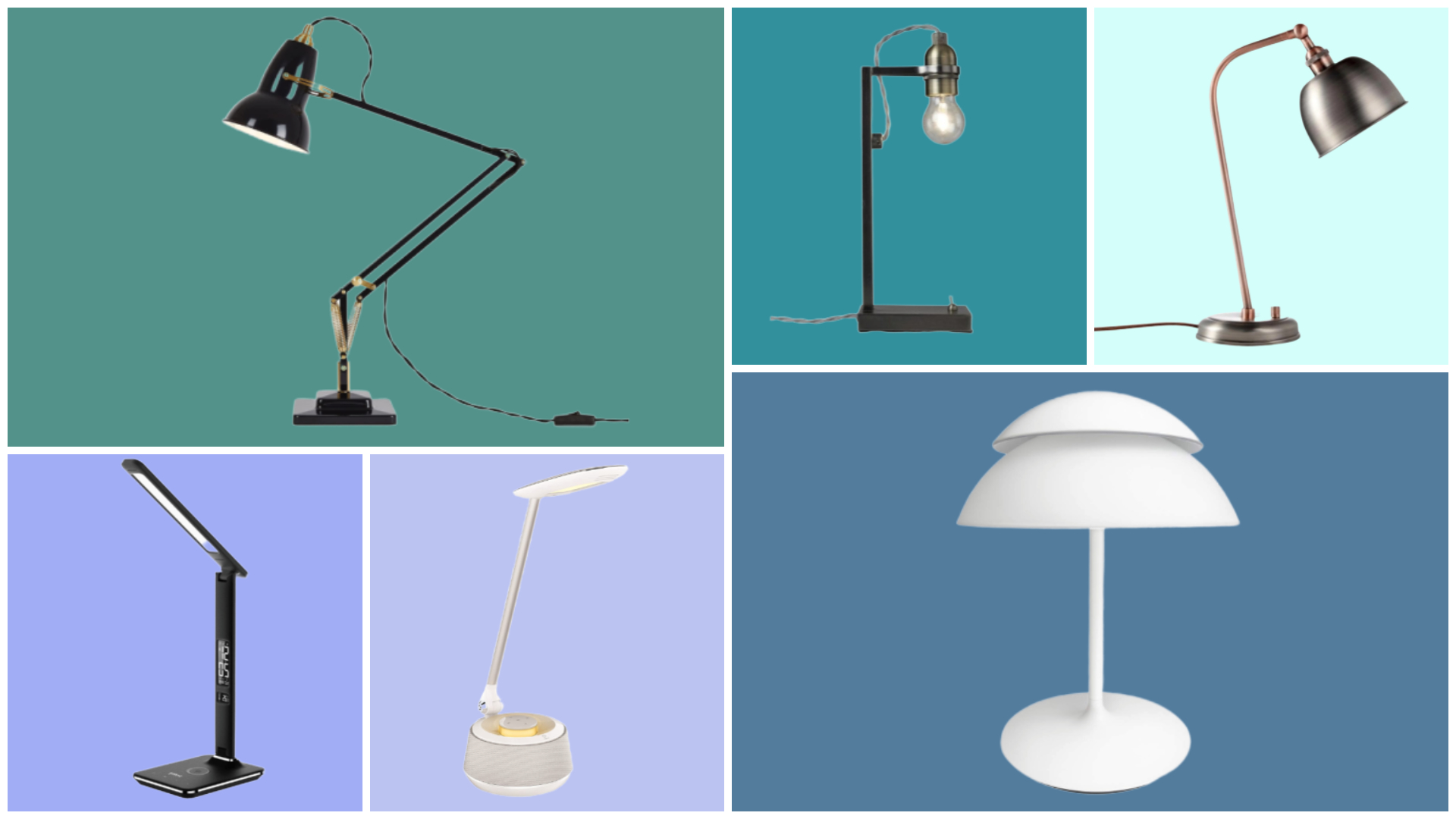 Slator led desk shop lamp