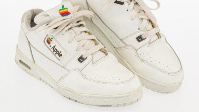 Someone has paid $10,000 for a rare pair of worn Apple trainers