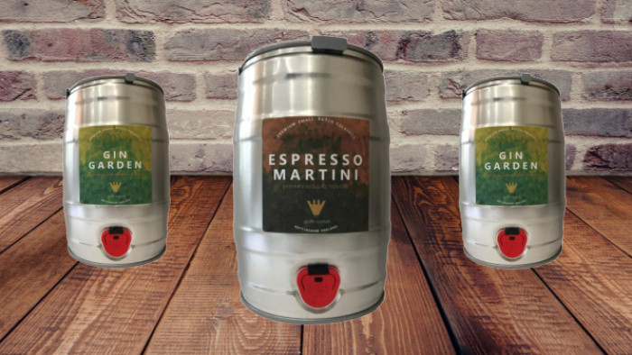 Amazon is now delivering 5-litre kegs of Gin Garden and Espresso Martini