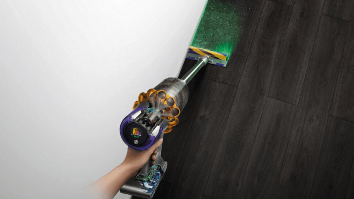 The Dyson V15 Detect uses frickin' laser beams to show you how dirty your house is