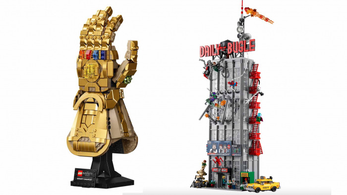 This LEGO Infinity Gauntlet and Daily Bugle are the stuff of geek dreams