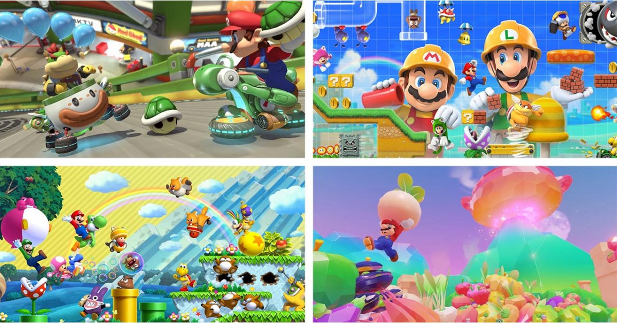 New Super Mario Bros. U Deluxe + Mario Kart 8 Deluxe - Two Game