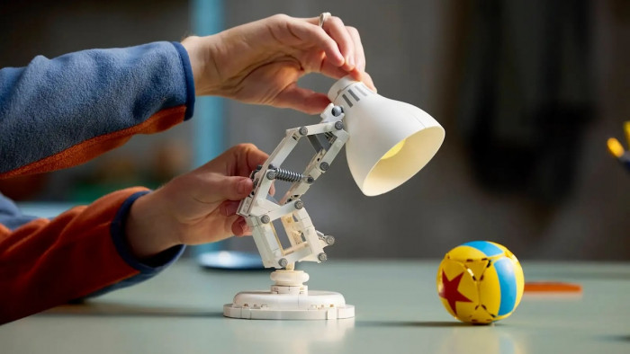 LEGO brings the Disney Pixar lamp to life
