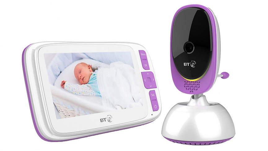 bt smart video baby monitor with 5 inch screen