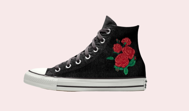 red rose converse