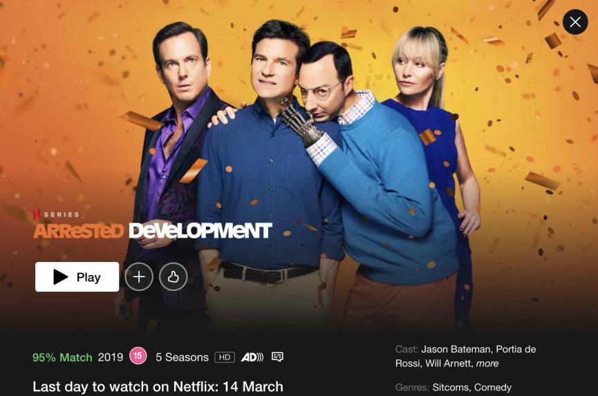 One of Netflix's best-ever comedies will disappear from the service soon